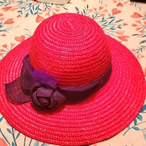 Red Straw Hat